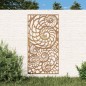 vidaXL Garten-Wanddeko 105x55 cm Cortenstahl Muschel-Design vidaXL Garten-Wanddeko 105x55 cm Cortenstahl Muschel-Design