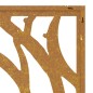 vidaXL Garten-Wanddeko 105x55 cm Cortenstahl Muschel-Design vidaXL Garten-Wanddeko 105x55 cm Cortenstahl Muschel-Design