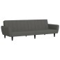 vidaXL Schlafsofa 2-Sitzer Dunkelgrau Samt vidaXL Schlafsofa 2-Sitzer Dunkelgrau Samt
