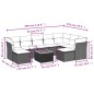vidaXL 10-tlg. Garten-Sofagarnitur mit Kissen Beige Poly Rattan vidaXL 10-tlg. Garten-Sofagarnitur mit Kissen Beige Poly Rattan