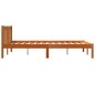 vidaXL Massivholzbett Wachsbraun 140x190 cm Kiefer