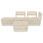 4-tlg. Garten-Paletten-Lounge-Set Imprägniertes Fichtenholz 4-tlg. Garten-Paletten-Lounge-Set Imprägniertes Fichtenholz