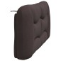 vidaXL Kopfteil-Kissen Dunkelbraun 160 cm Stoff vidaXL Kopfteil-Kissen Dunkelbraun 160 cm Stoff