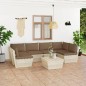 vidaXL 7-tlg. Garten-Sofagarnitur aus Paletten mit Kissen Fichtenholz vidaXL 7-tlg. Garten-Sofagarnitur aus Paletten mit Kissen Fichtenholz