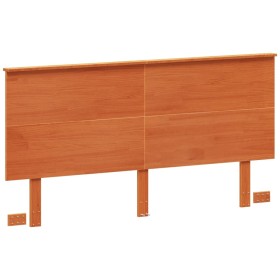 vidaXL Kopfteil Wachsbraun 160 cm Massivholz Kiefer