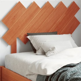 vidaXL Kopfteil Wachsbraun 100 cm Massivholz Kiefer