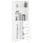 vidaXL Highboard Weiß 69,5x34x180 cm Holzwerkstoff vidaXL Highboard Weiß 69,5x34x180 cm Holzwerkstoff