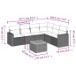 vidaXL 7-tlg. Garten-Sofagarnitur mit Kissen Beige Poly Rattan vidaXL 7-tlg. Garten-Sofagarnitur mit Kissen Beige Poly Rattan