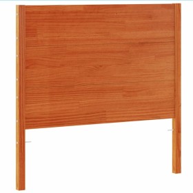 vidaXL Kopfteil Wachsbraun 100 cm Massivholz Kiefer