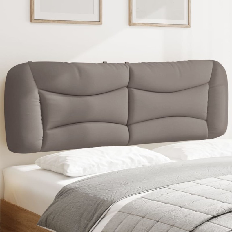 vidaXL Kopfteil-Kissen Taupe 160 cm Stoff vidaXL Kopfteil-Kissen Taupe 160 cm Stoff