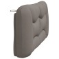 vidaXL Kopfteil-Kissen Taupe 160 cm Stoff vidaXL Kopfteil-Kissen Taupe 160 cm Stoff