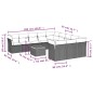 vidaXL 12-tlg. Garten-Sofagarnitur mit Kissen Schwarz Poly Rattan vidaXL 12-tlg. Garten-Sofagarnitur mit Kissen Schwarz Poly Rattan