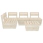 5-tlg. Garten-Paletten-Lounge-Set Imprägniertes Fichtenholz 5-tlg. Garten-Paletten-Lounge-Set Imprägniertes Fichtenholz