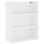vidaXL Highboard Weiß 69,5x34x180 cm Holzwerkstoff vidaXL Highboard Weiß 69,5x34x180 cm Holzwerkstoff