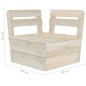 5-tlg. Garten-Paletten-Lounge-Set Imprägniertes Fichtenholz 5-tlg. Garten-Paletten-Lounge-Set Imprägniertes Fichtenholz