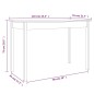 vidaXL Esstisch Wachsbraun 110x55x75 cm Massivholz Kiefer vidaXL Esstisch Wachsbraun 110x55x75 cm Massivholz Kiefer