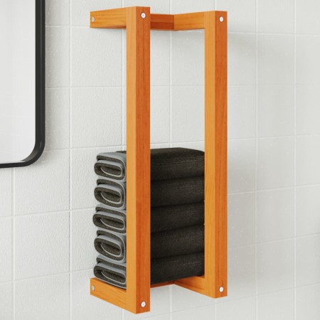 vidaXL Handtuchhalter Wachsbraun 23x18x60 cm Massivholz Kiefer