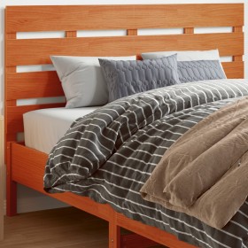 vidaXL Kopfteil Wachsbraun 150 cm Massivholz Kiefer