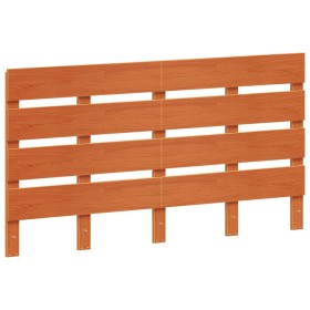 vidaXL Kopfteil Wachsbraun 150 cm Massivholz Kiefer