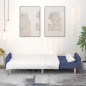 vidaXL Schlafsofa 2-Sitzer Blau Stoff vidaXL Schlafsofa 2-Sitzer Blau Stoff