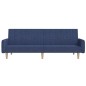 vidaXL Schlafsofa 2-Sitzer Blau Stoff vidaXL Schlafsofa 2-Sitzer Blau Stoff