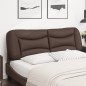 vidaXL Kopfteil-Kissen Braun 160 cm Kunstleder vidaXL Kopfteil-Kissen Braun 160 cm Kunstleder