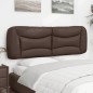 vidaXL Kopfteil-Kissen Braun 160 cm Kunstleder vidaXL Kopfteil-Kissen Braun 160 cm Kunstleder