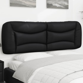 vidaXL Kopfteil-Kissen Schwarz 160 cm Kunstleder