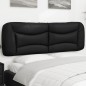 vidaXL Kopfteil-Kissen Schwarz 160 cm Kunstleder vidaXL Kopfteil-Kissen Schwarz 160 cm Kunstleder