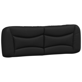 vidaXL Kopfteil-Kissen Schwarz 160 cm Kunstleder