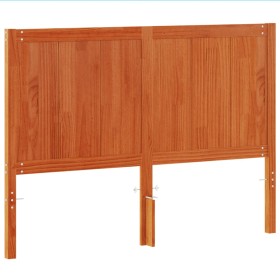 vidaXL Kopfteil Wachsbraun 150 cm Massivholz Kiefer
