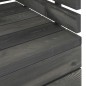 vidaXL 6-tlg. Garten-Sofagarnitur aus Paletten Kiefernholz Dunkelgrau vidaXL 6-tlg. Garten-Sofagarnitur aus Paletten Kiefernholz Dunkelgrau