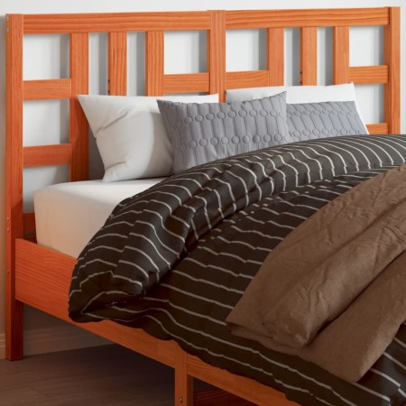 vidaXL Kopfteil Wachsbraun 150 cm Massivholz Kiefer