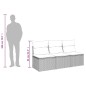 vidaXL Gartensofa mit Kissen 3-Sitzer Schwarz Poly Rattan vidaXL Gartensofa mit Kissen 3-Sitzer Schwarz Poly Rattan