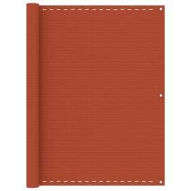 vidaXL Balkon-Sichtschutz Orange 120x300 cm HDPE