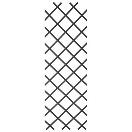 Nature Garten-Rankgitter 50x150 cm PVC Anthrazit