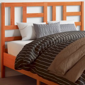 vidaXL Kopfteil Wachsbraun 160 cm Massivholz Kiefer