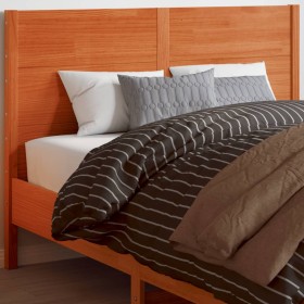 vidaXL Kopfteil Wachsbraun 160 cm Massivholz Kiefer
