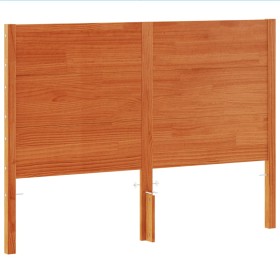 vidaXL Kopfteil Wachsbraun 160 cm Massivholz Kiefer