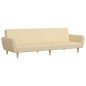 vidaXL Schlafsofa 2-Sitzer Creme Stoff vidaXL Schlafsofa 2-Sitzer Creme Stoff