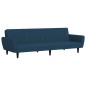 vidaXL Schlafsofa 2-Sitzer Blau Samt vidaXL Schlafsofa 2-Sitzer Blau Samt