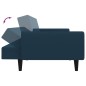 vidaXL Schlafsofa 2-Sitzer Blau Samt vidaXL Schlafsofa 2-Sitzer Blau Samt