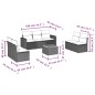 vidaXL 8-tlg. Garten-Sofagarnitur mit Kissen Beige Poly Rattan vidaXL 8-tlg. Garten-Sofagarnitur mit Kissen Beige Poly Rattan