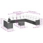vidaXL 12-tlg. Garten-Sofagarnitur mit Kissen Beige Poly Rattan vidaXL 12-tlg. Garten-Sofagarnitur mit Kissen Beige Poly Rattan