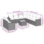 vidaXL 10-tlg. Garten-Sofagarnitur mit Kissen Beige Poly Rattan vidaXL 10-tlg. Garten-Sofagarnitur mit Kissen Beige Poly Rattan