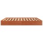 vidaXL Massivholzbett ohne Matratze Wachsbraun 160x200 Kiefernholz vidaXL Massivholzbett ohne Matratze Wachsbraun 160x200 Kiefernholz