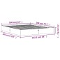 vidaXL Massivholzbett ohne Matratze Wachsbraun 160x200 Kiefernholz vidaXL Massivholzbett ohne Matratze Wachsbraun 160x200 Kiefernholz