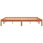 vidaXL Massivholzbett ohne Matratze Wachsbraun 160x200 Kiefernholz vidaXL Massivholzbett ohne Matratze Wachsbraun 160x200 Kiefernholz