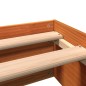 vidaXL Massivholzbett ohne Matratze Wachsbraun 90x200 Kiefernholz vidaXL Massivholzbett ohne Matratze Wachsbraun 90x200 Kiefernholz