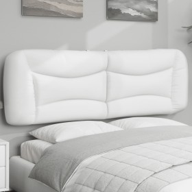 vidaXL Kopfteil-Kissen Weiß 160 cm Kunstleder